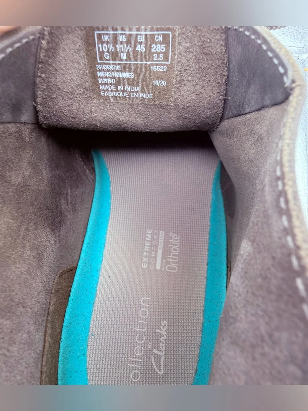 Clarks Men's Taupe Suede Desert Boots